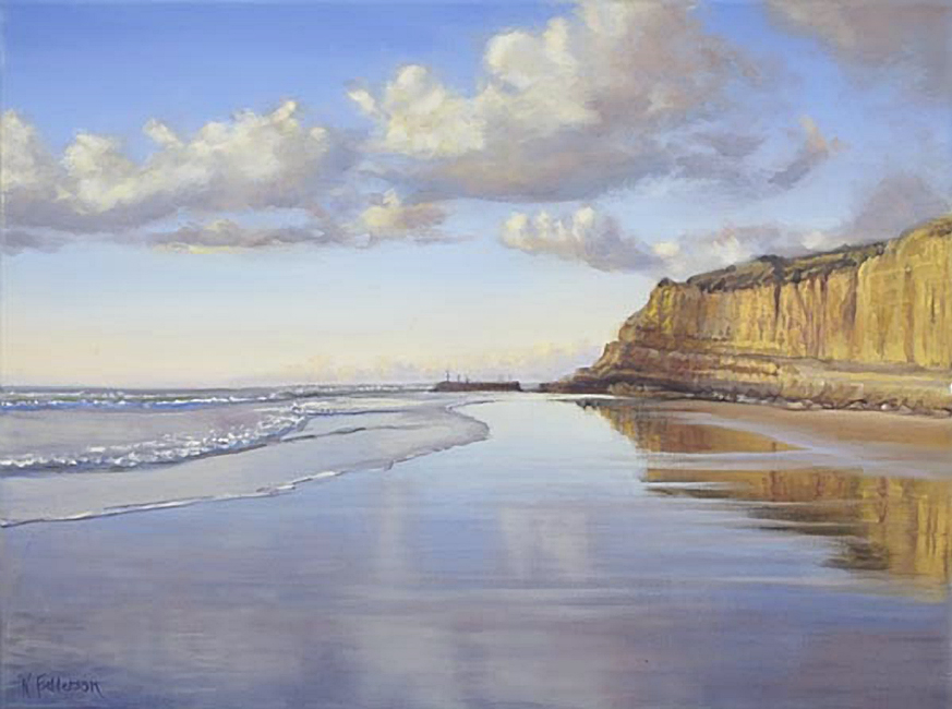 San Deigo Torre Pines Beach painting