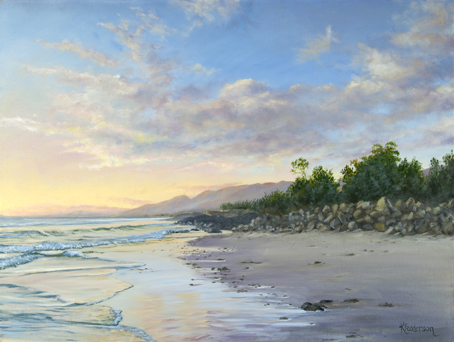 carpinteria state beach painting