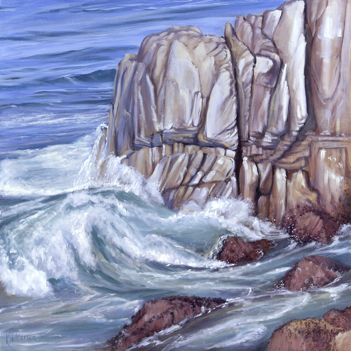 monterey 17 mile grive coastal painting