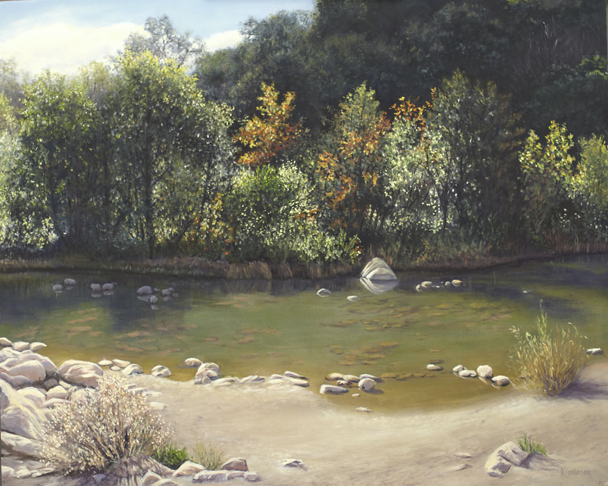 santa ynez river painting